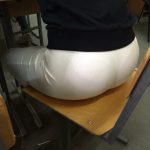 Voyeur ass at college teen