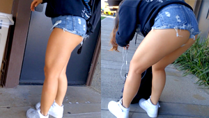 candid girls ass shorts creepshots