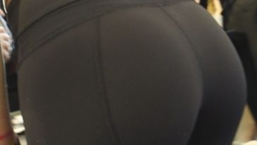 candid spandex teen ass