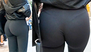 voyeur teen ass leggings