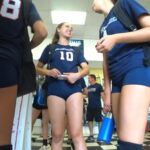 teens Volleyball teams voyeur