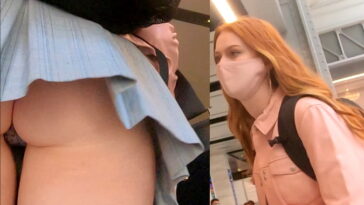 candid teen redhead upskirts