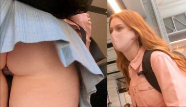 candid teen redhead upskirts