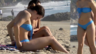 candid beach bikini teens