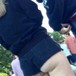 candid teen cheeky shorts creepshots