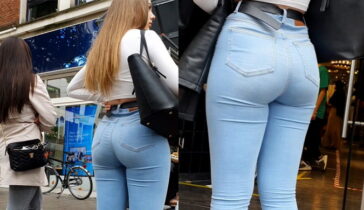 candid teen tight jeans