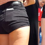 candid cheeky shorts