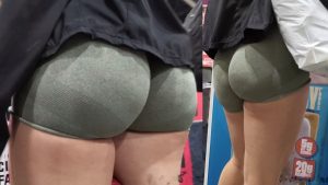 candid spandex shorts teens