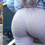 candid ass See Through leggings