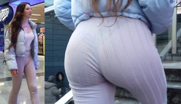 candid ass See Through leggings