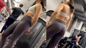 cameltoe gym voyeur