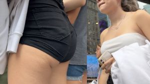 teen ass candid shorts