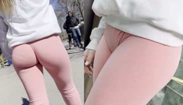 voyeur jb teen ass leggings