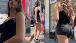 candid street voyeur ass