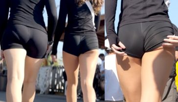 vpl spandex shorts ass