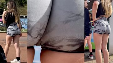 candid teen pussy tight shorts