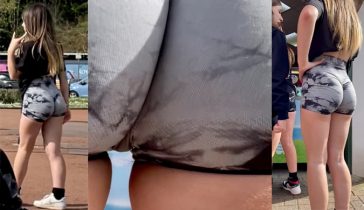 candid teen pussy tight shorts