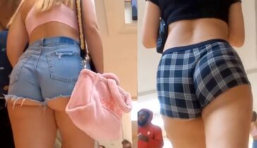 teen ass tight shorts