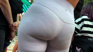 hot girls biker shorts voyeur