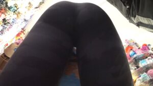 stairs voyeur ass