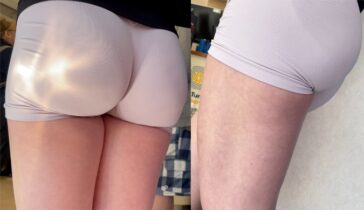 spandex shorts candid teens