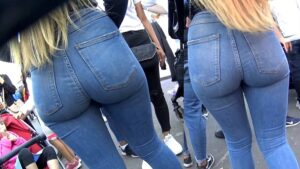 sexy candid girls tight jeans
