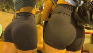 candid fair teen lycra shorts