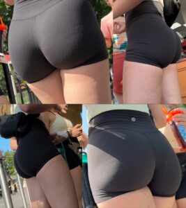 nike pro shorts candid free videos