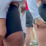 big ass candid teen upshorts at fair
