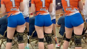 college ass volleyball shorts
