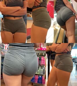 teen pussy camel toe spandex candid