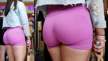 candid ass teens shopping